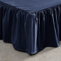 SLEEP ZONE Ruffled Bed Skirts Full Size, Anti-Static Bedskirt Dust Ruffles with 15 inches Tailored Drop, Easy Fit, Fade Resistan