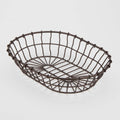 American Metalcraft WBB11 Oval Wire Basket, Bronze, 11Inches