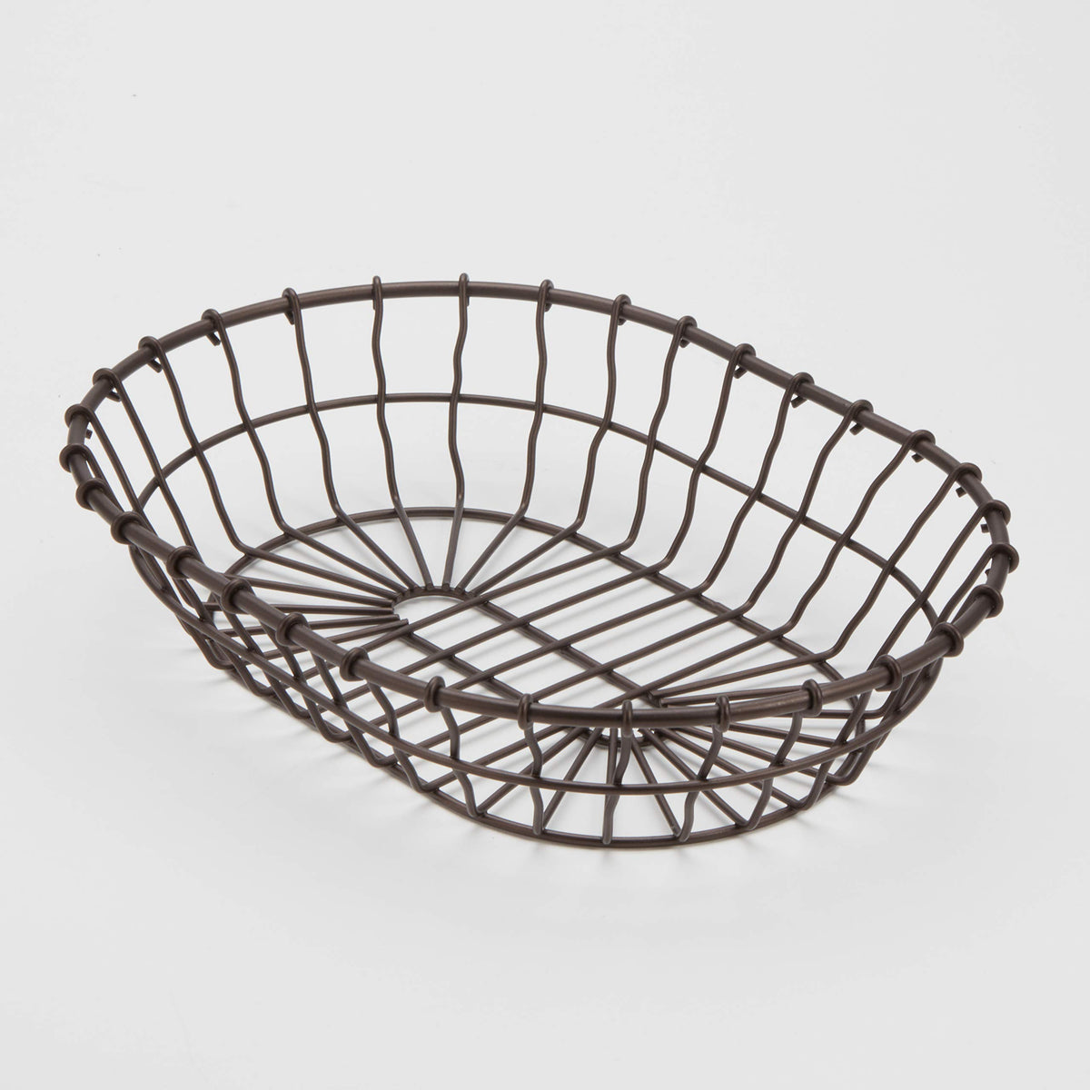 American Metalcraft WBB11 Oval Wire Basket, Bronze, 11Inches