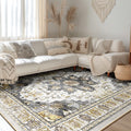 BESTSWEETIE Area Rug 8x10 Rugs for Living Room 8 x 10 Washable Rugs Non Slip Vintage Boho Living Room Rugs for Bedroom Dining Ro