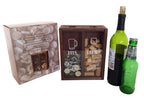Dondor Enterprises Tic Tac Toe Shot Glass Drinking Game, Beer Bottle Opener Cap Game, His & Hers Wine Cork & Beer Cap Shadow Box
