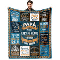 Regalos Para Pap  , Dia De Las Padres Pap   Regalos, Gifts for Dad Blanket 60x50in, Fathers Day Dad Gifts from Daughter/Son, Da