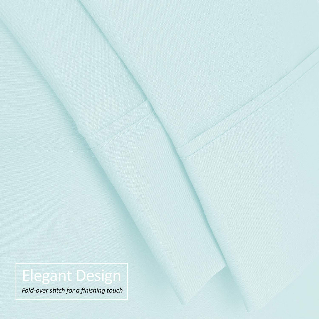 Nestl Body Pillow Cover - Soft Body Pillow Pillowcase - Lightweight Light Blue Pillowcase - Microfiber Body Pillow Case Cover - 20X54 Inches - Envelope Closure