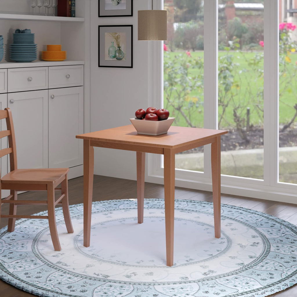 Winsome Groveland 29.13-inch x 29.53-inch x 29.53-inch Wood Square Shaker Leg Dining Table, Light Oak (34130)