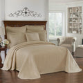 Historic Charleston King Charles Modern Farmhouse Floral Matelasse Bedspread, 100% Cotton Breathable Bedding, King/Calking, Birc