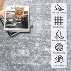 Sunnewt Non Slip Hallway Runner Rug 2'X6' Long For Kitchen Machine Washable Soft Floor Carpet Runners Rubber Backed For Hall Lau