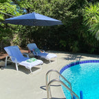 Luxury Hotel & Spa Monogrammed Pool Chaise Lounge Cover, Block Letter Embroidered - Extra Absorbent 100% Turkish Cotton- Soft Terry - Hotel-Style, Standard Size 90' X 29' - White - Black Letter X