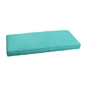 Sorra Home Sunbrella Corded Bench Cushion, 1 Count (Pack Of 1), Canvas Aruba