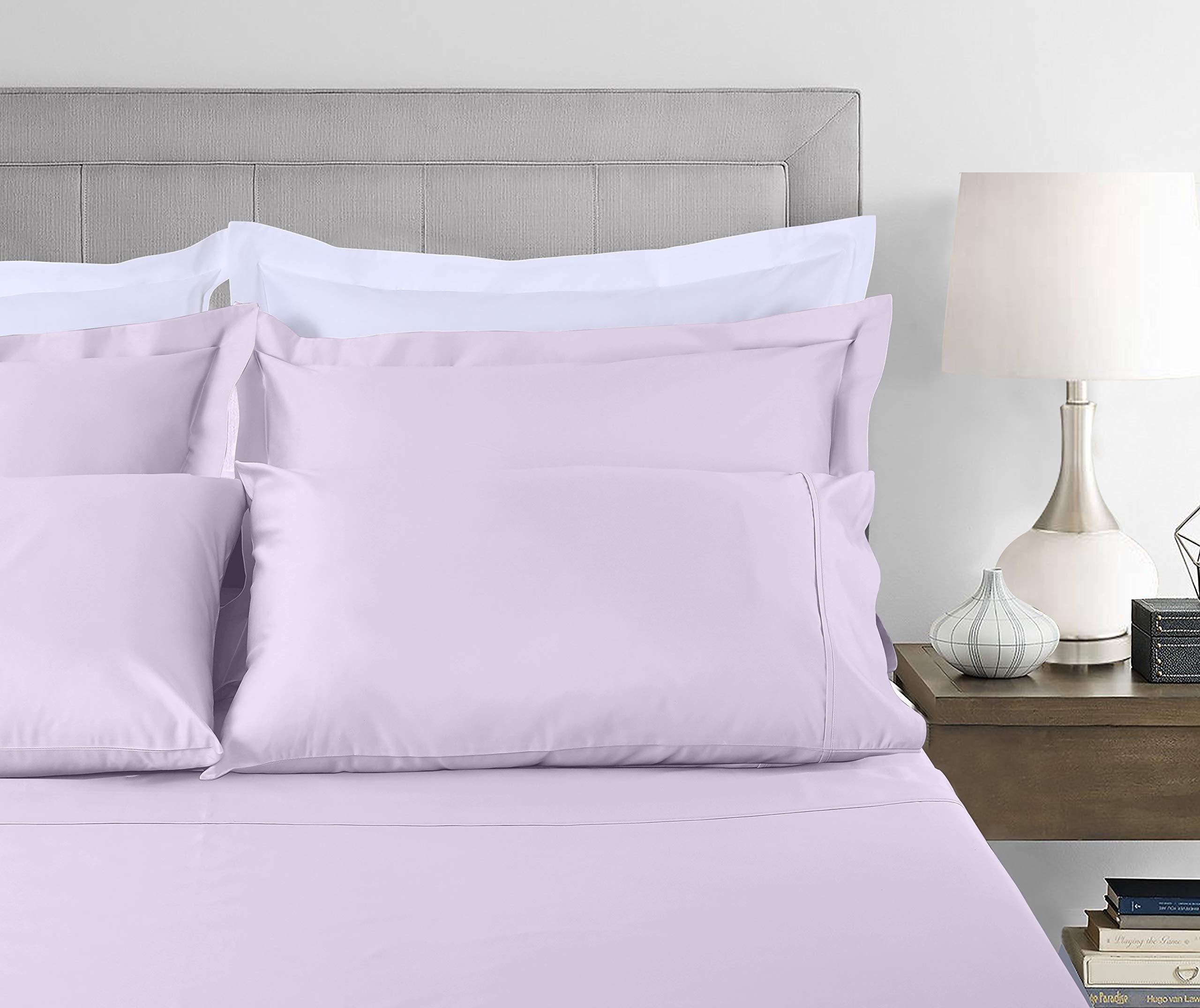 Threadmill Cotton Sheets For King Size Bed, 100% Cotton, 500 Thread Count, Deep Pocket Sheet Set For King Size Bed, Snug Fit, So