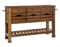 Intercon The District 60.5" Three Drawers, Copper Sideboard, Brown