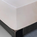 Twin Xl Size Fitted Sheet Only Light Beige, 100% Egyptian Cotton 600 Thread Count, 16' Deep Pocket Premium Cotton Mattress Shee