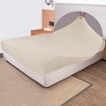 Soft Stretch King Size Fitted Sheet Only - Jersey Knit & Cozy T-Shirt Like, 4-Way Stretchy Snug Fit & Wrinkle Free, No More Slip