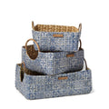 Habere IndiaAll The Cultures Fabricating India Wicker Basket | Bamboo Cane Tray | Gift Hamper | Wardrobe | Bathroom Organiser |