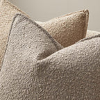 Juspurbet Grey Boucle Textured Lumbar Throw Pillow Covers Set Of 2 For Couch Bedroom Sofa Living Room Decorative Soft Euro Thick