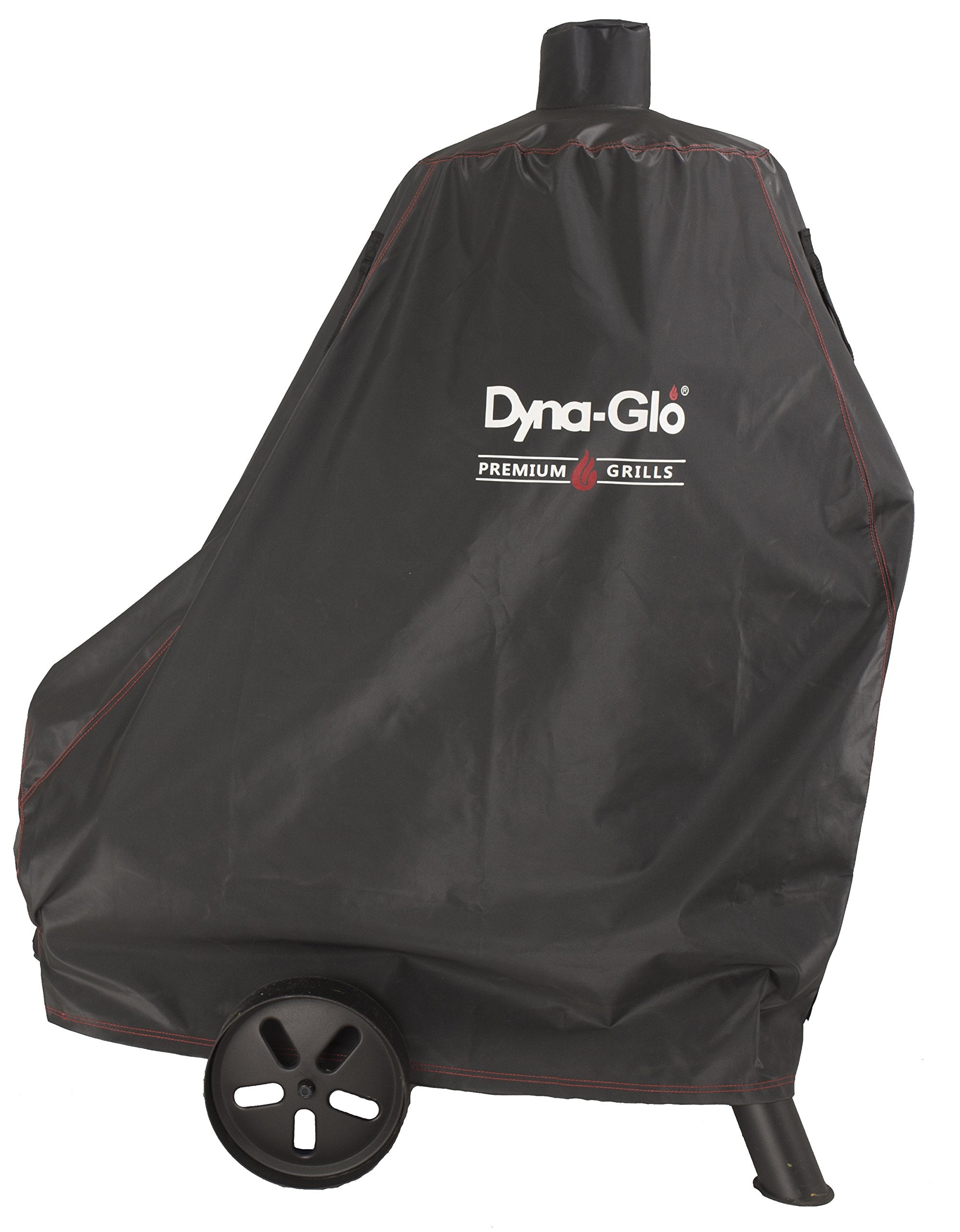 Dyna-Glo Dg1382Csc Vertical Offset Charcoal Smoker Grill Cover, Fits Size Up To: 45.5In W X 18.5In D X 48.9In H, Black