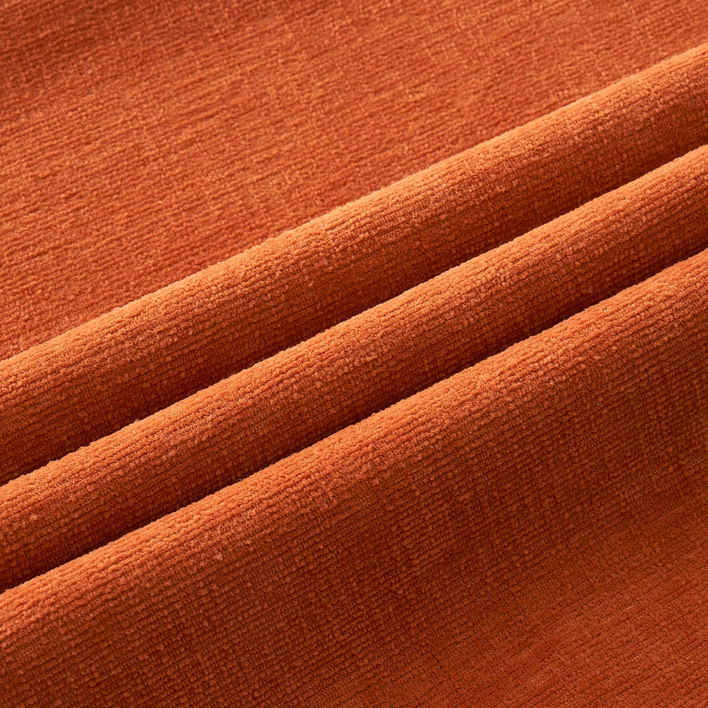 Miulee Orange Couch Pillow Covers 12X20 Inch, Set Of 2 Soft Chenille Decorative Lumbar Throw Pillow Covers Farmhouse For Sofa Living Room Bed