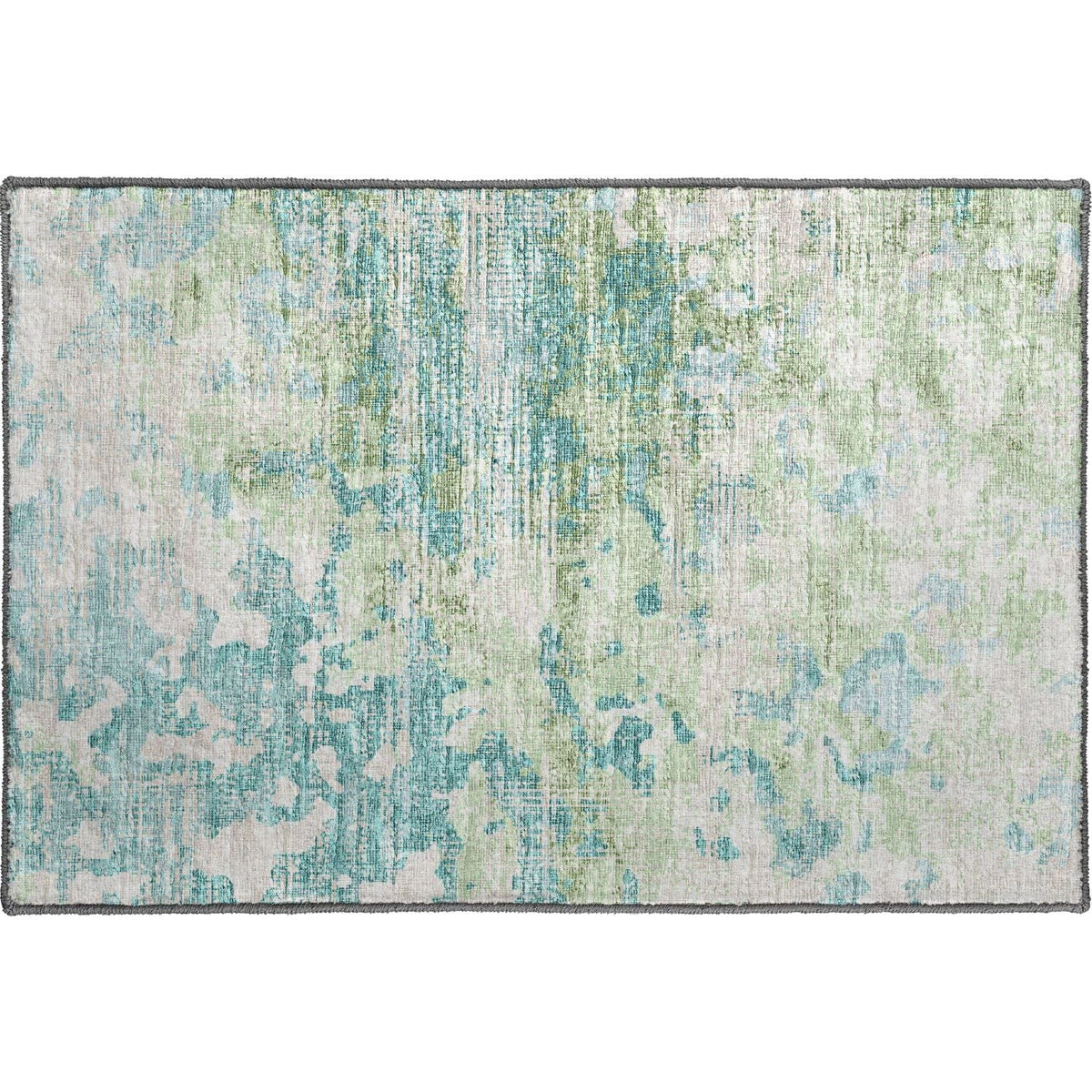 Camberly Cm5 Green Casual Rug Rectangle 5' X 7 ' 6&quot;