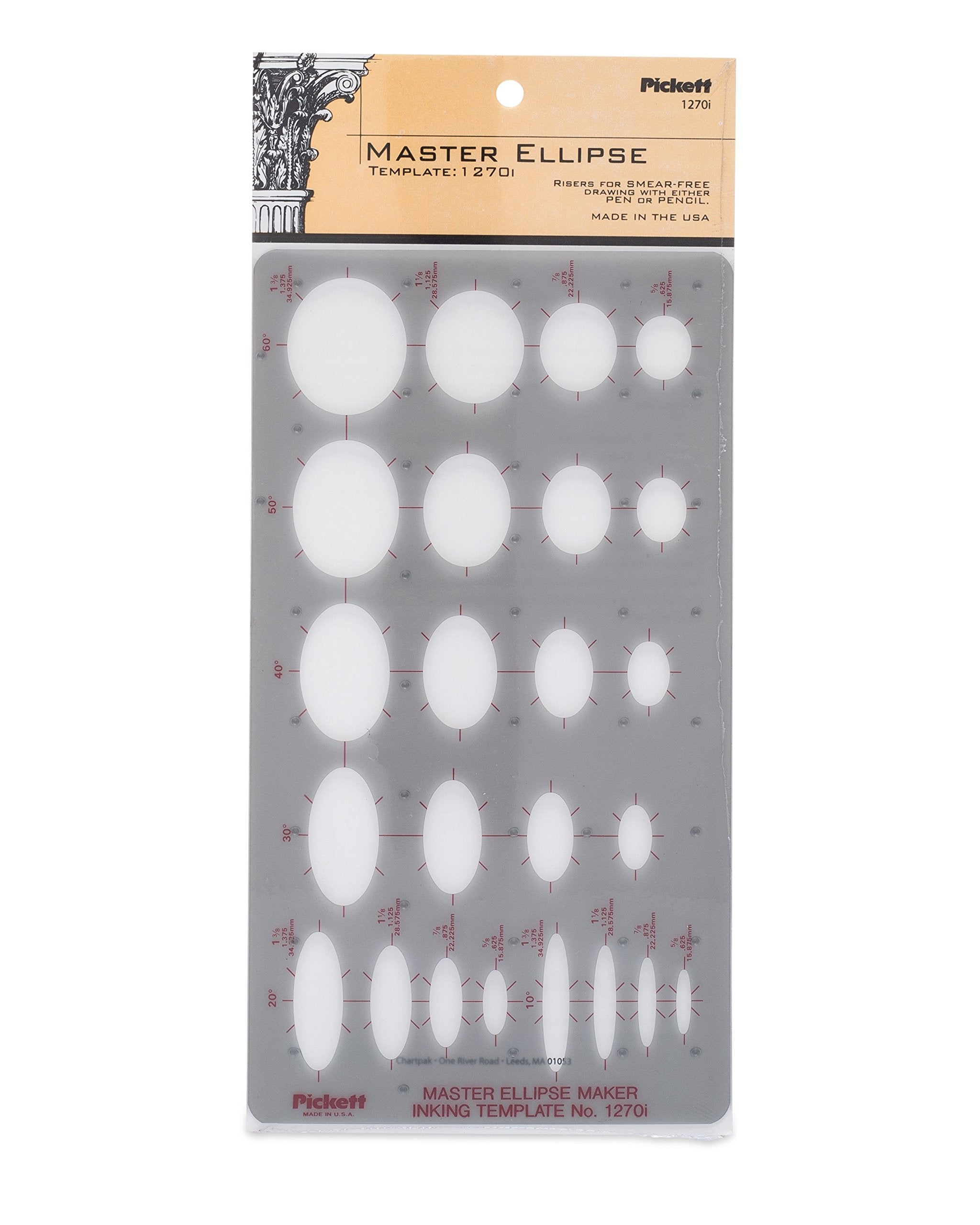 Pickett Master Ellipse Template (1270I)