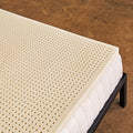 Pure Green Natural Latex Mattress Topper - Firm - 2 Inch - King Size (Gols Certified Organic)