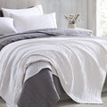Sterling Creek Dawson Star Muslin Cotton Blanket Three Layers Lightweight Breathable Gauzy Blanket For Adults, All Season (Twin,