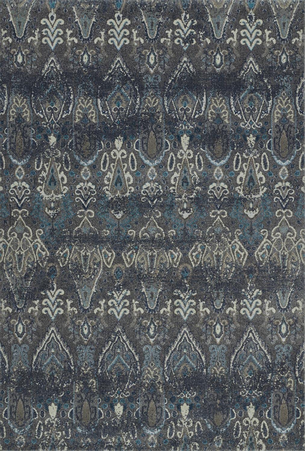 Addison Rugs Thurston46 Area Rug, 5'3"X7'7", Steel