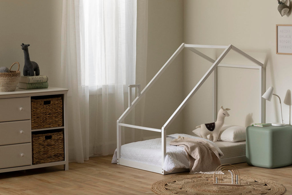 South Shore Sweedi House Bed White, Scandinavian