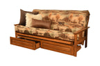 Kodiak Furniture Monterey Futon Set With Storage Drawers, With Barbados Base And Canadian Mattress