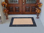 A1Hc Natural Coir And Rubber Door Mat, 24X36, Thick Durable, Heavy Duty, Thin Profile Door Mat, Easy To Clean, Long Lasting, Fro