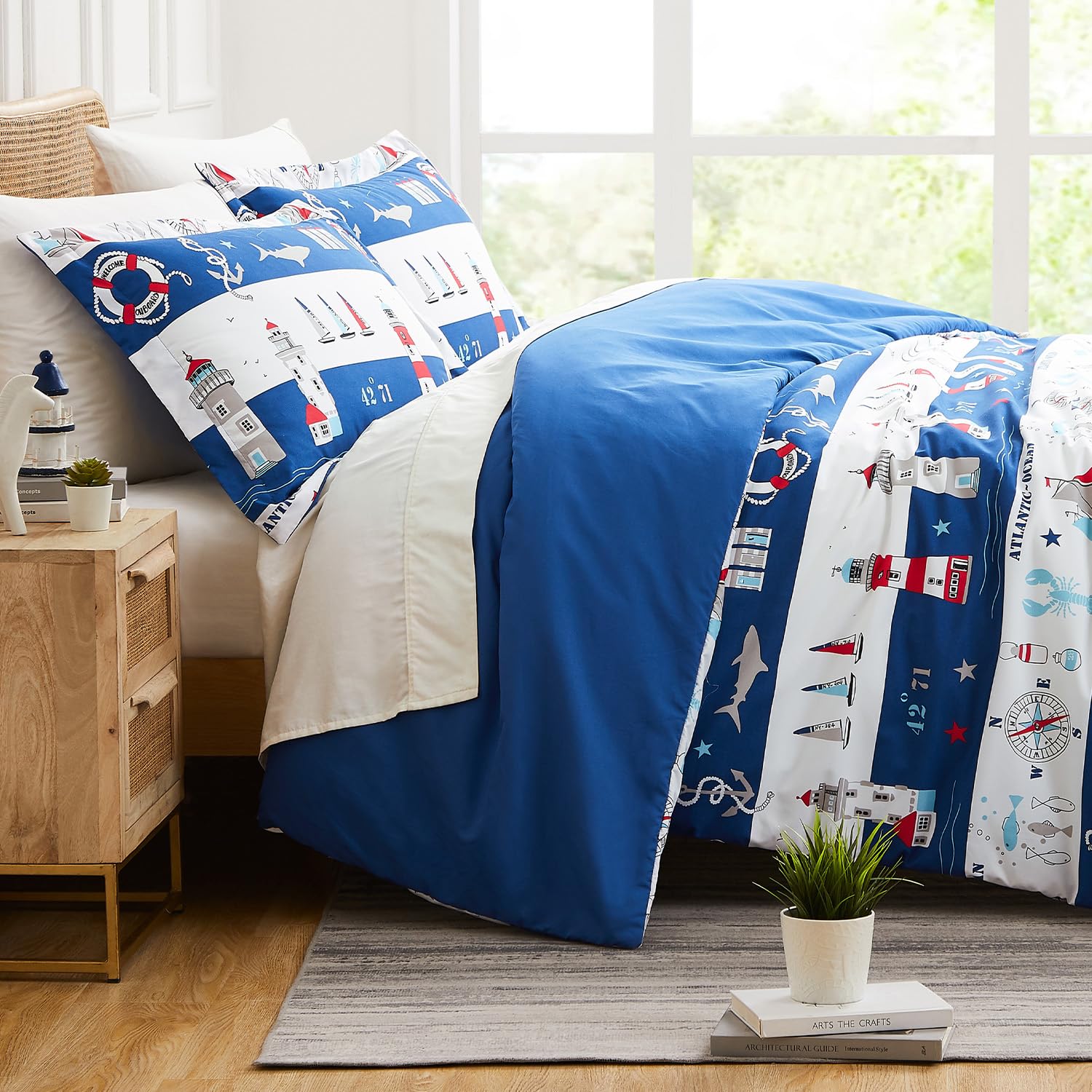 Southshore Fine Living, Inc. Vilano Plaid Collection - King Comforter Set, Premium Bedding, All-Season Down Alternative, Soft Co