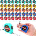 Copkim 50 Pcs 6 FT Mini Tape Measure Retractable Bulk Small Measuring Tape Pocket Size Measurement Tool for Operation Christmas 
