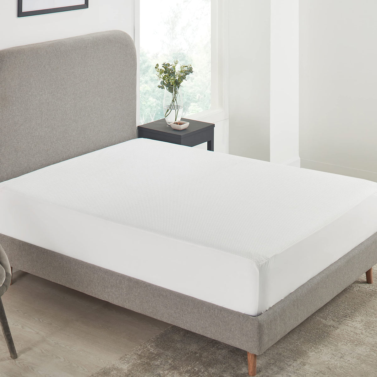 California Design Den Premium Waterproof Mattress Protector For Full Size Bed - Soft, Cooling, Noiseless, Machine Washable, Fitt