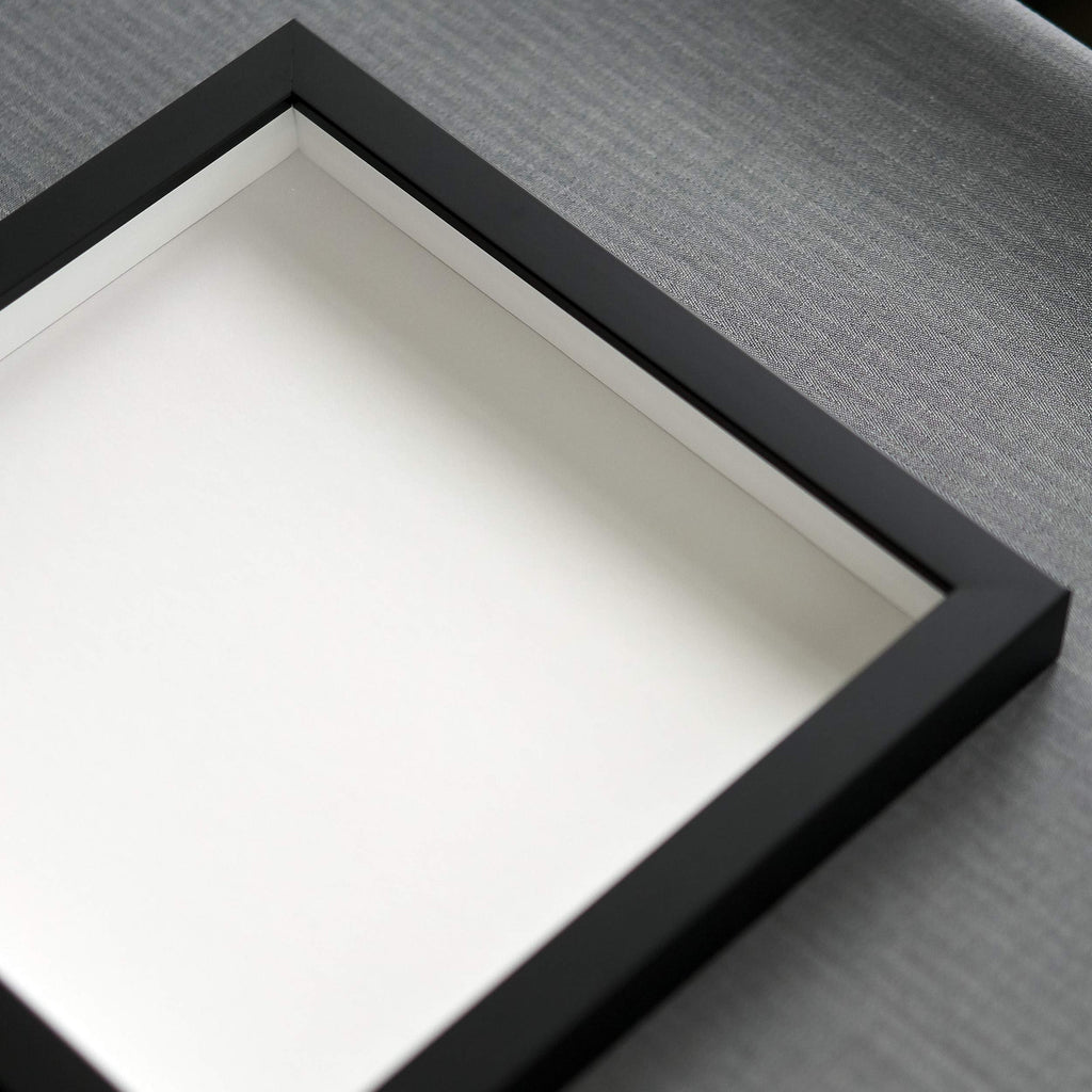 21X28 Shadow Box Frame Contemporary Black | 1'' Depth Of Usable Space| Interior Size 21X28 Or 28X21 Inches| Uv Resistant Acrylic