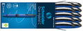 Schneider One Hybrid C Rollerball Pen, 0.5 Mm Hybrid Conical Tip, Light Blue Barrel, Black Ink, Box Of 10 Pens (183201)