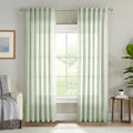 MEETBILY Sage Green Linen Curtains 96 Inches Long Semi Sheer Back Tab Drapes for Living Room 2 Panels Light Green Boho Neutral C