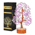 YATHABI Amethyst Tree - Crystal Tree - Purple Crystal - Gemstone - Feng Shui Money Tree - Crystal Tree of Life - Crystal Bonsai 