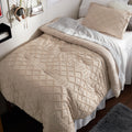 Bedsure Twin/Twin Xl Comforter Set Dorm Bedding - Warm Tan Boho Twin Extra Long Comforter Set For College, Shabby Chic Tufted Be