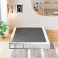 EMODA 8 Inch Queen Box Spring Bed Base, 3000 lbs Heavy Duty Metal Mattress Foundation with Fabric Cover, Easy Assembly