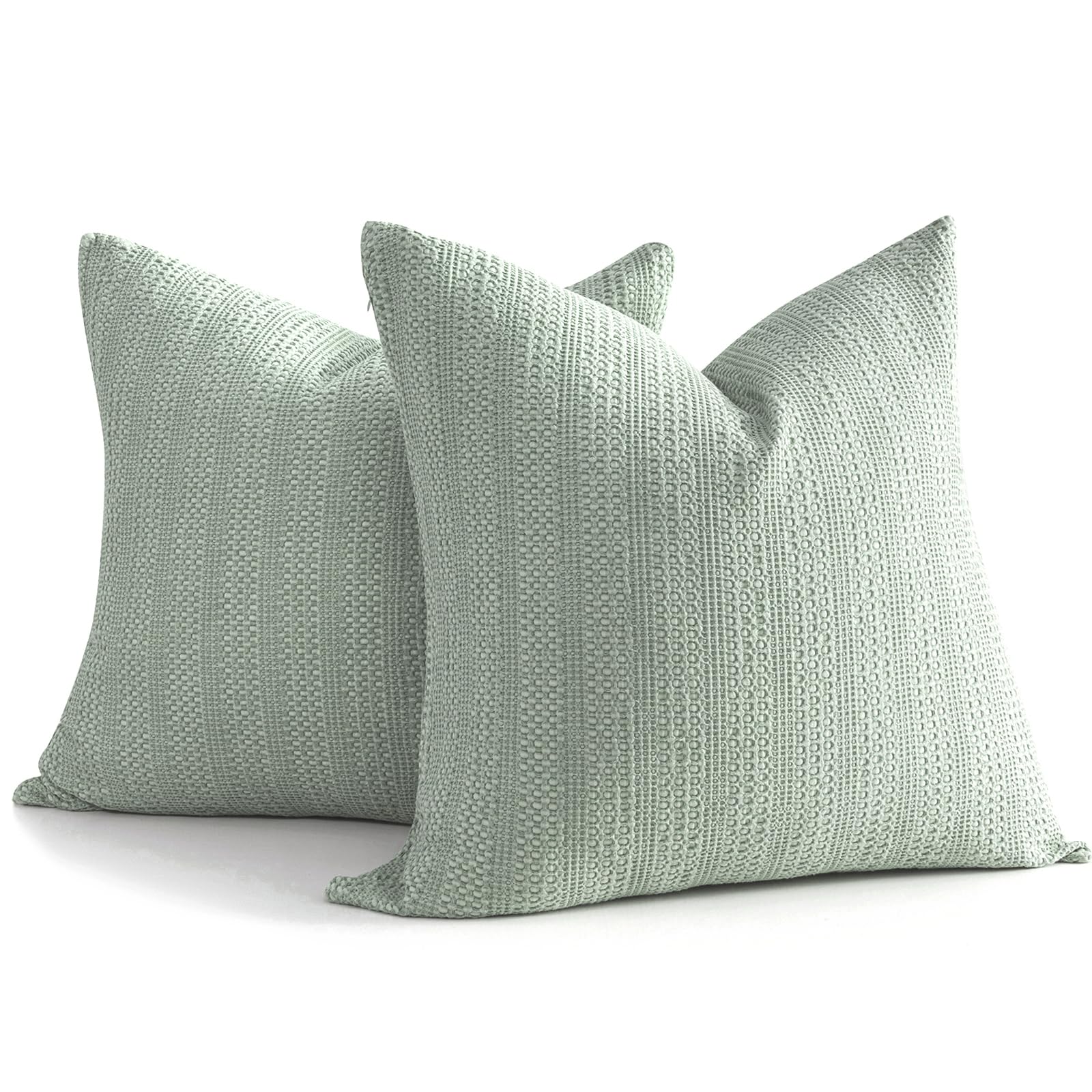 Cocoploceus 26X26 Pillow Covers Boho Euro Shams Set Of 2 Decorative Throw Pillow Covers Cotton Large Square Pillowcase For Couch