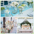 30 Sets Silk Hydrangea Flowers Artificial Hydrangea Flowers White Faux Hydrangea Flowers Hydrangea Flower Decorations With Stems