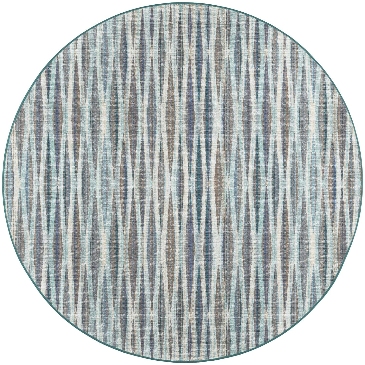 Dalyn Amador Aa1 Mist 4' X 4' Round Rug Aa1Mt4Ro