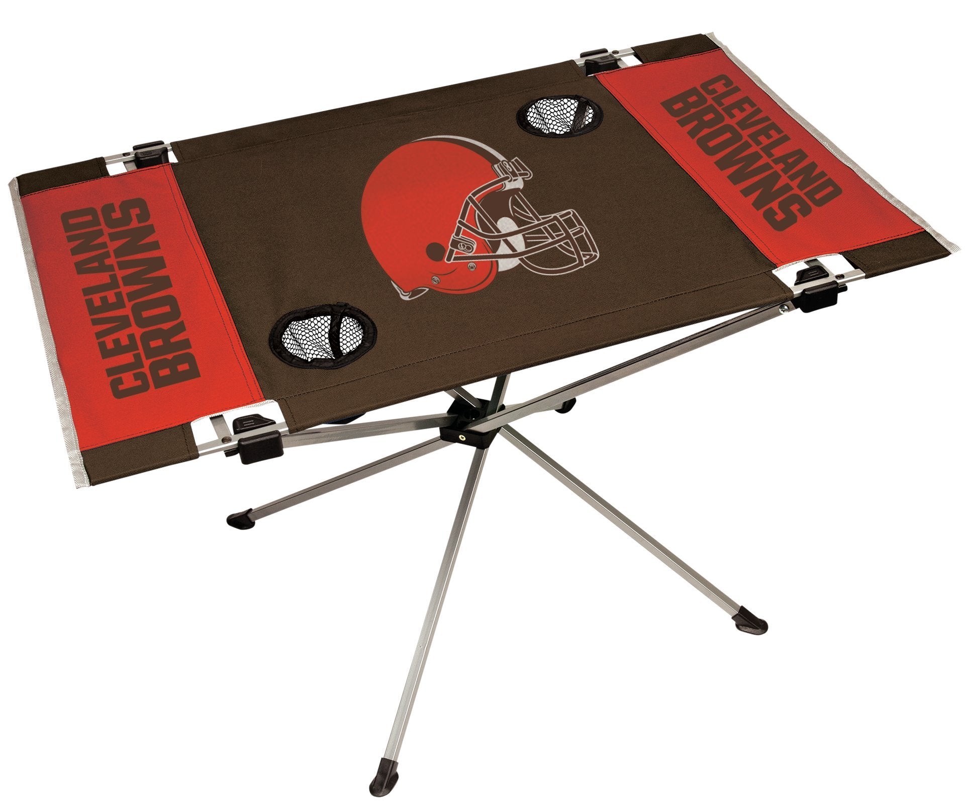 Nfl Portable Folding Endzone Table, 31.5 In X 20.7 In X 19 In, Cleveland Browns