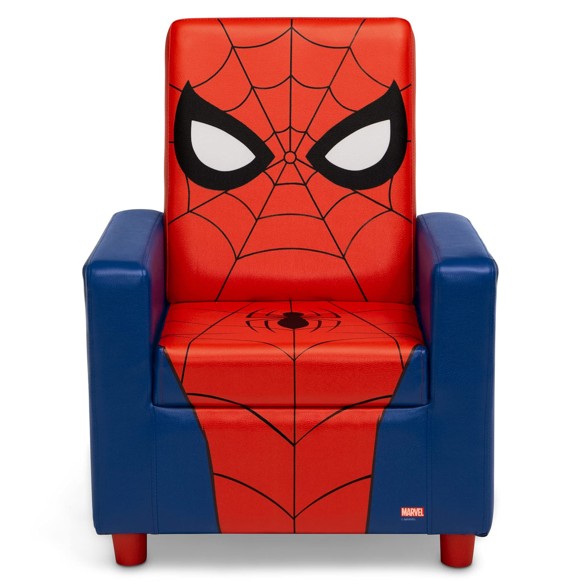 Delta Children High Back Upholstered Chair, Spiderman