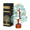 Turquoise Crystal Tree - Spiritual Tree - Feng Shui - Gemstone - Crystal Bonsai Tree - Crystal Gifts - Spiritual Gift for Women 