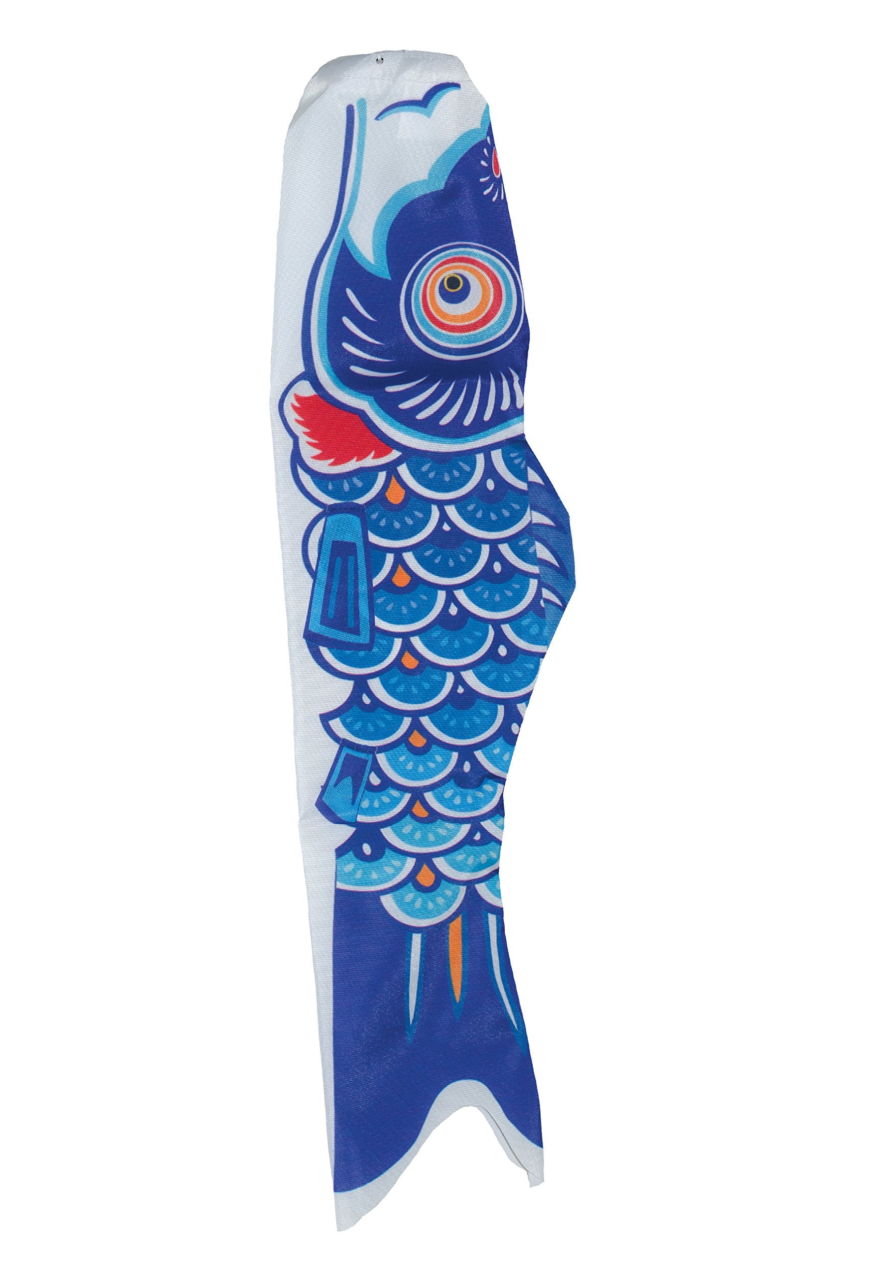 In The Breeze Koi Fish Windsock, 60-Inch, Blue