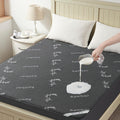 Bedlore King Size Mattress Protector Waterproof, Cooling Mattress Pad Fitted 6-18 Inch Deep Pocket, 3D Air Fabric Soft Double Be