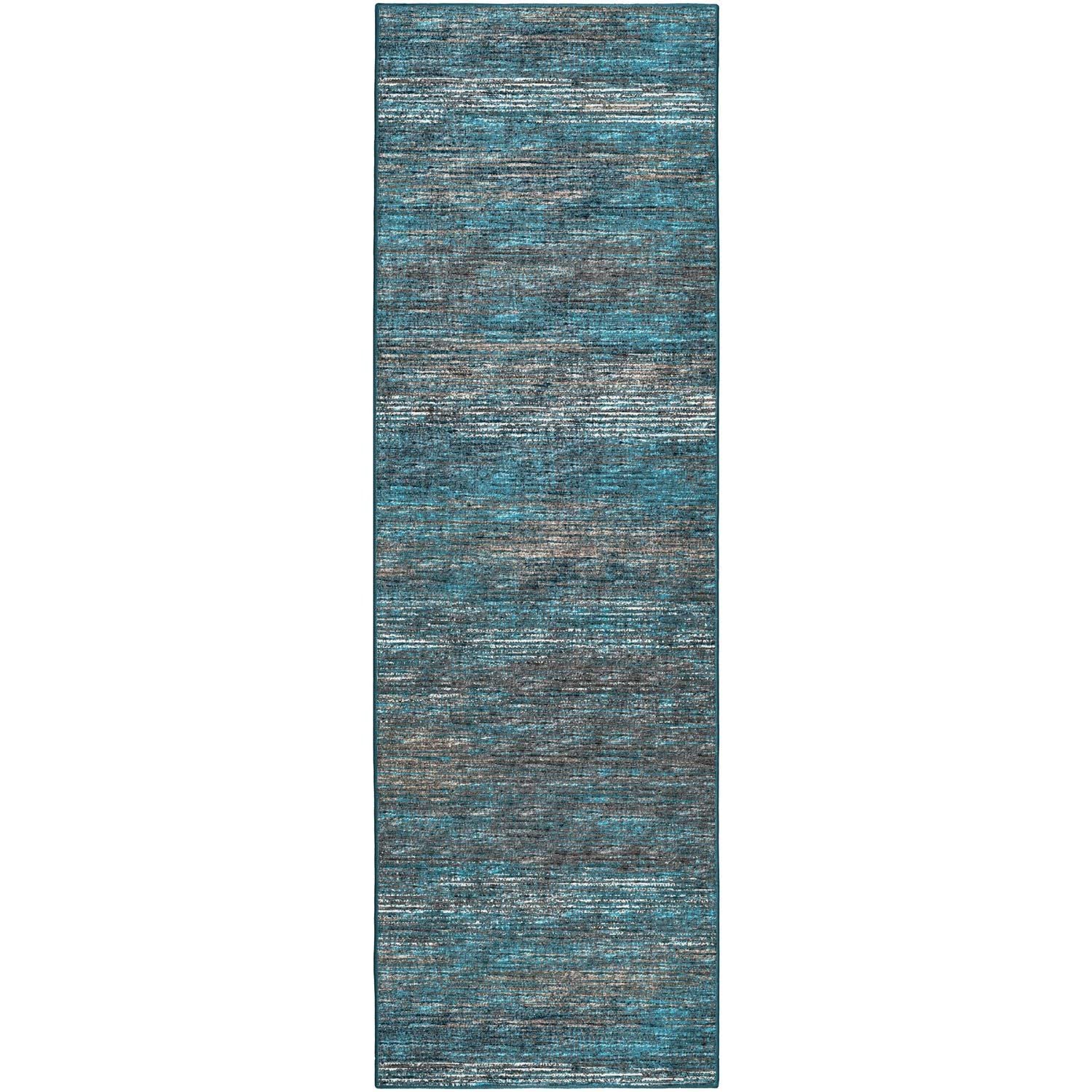 Ciara Cr1 Blue Transitional Rug Runner 2' 6" X 12'