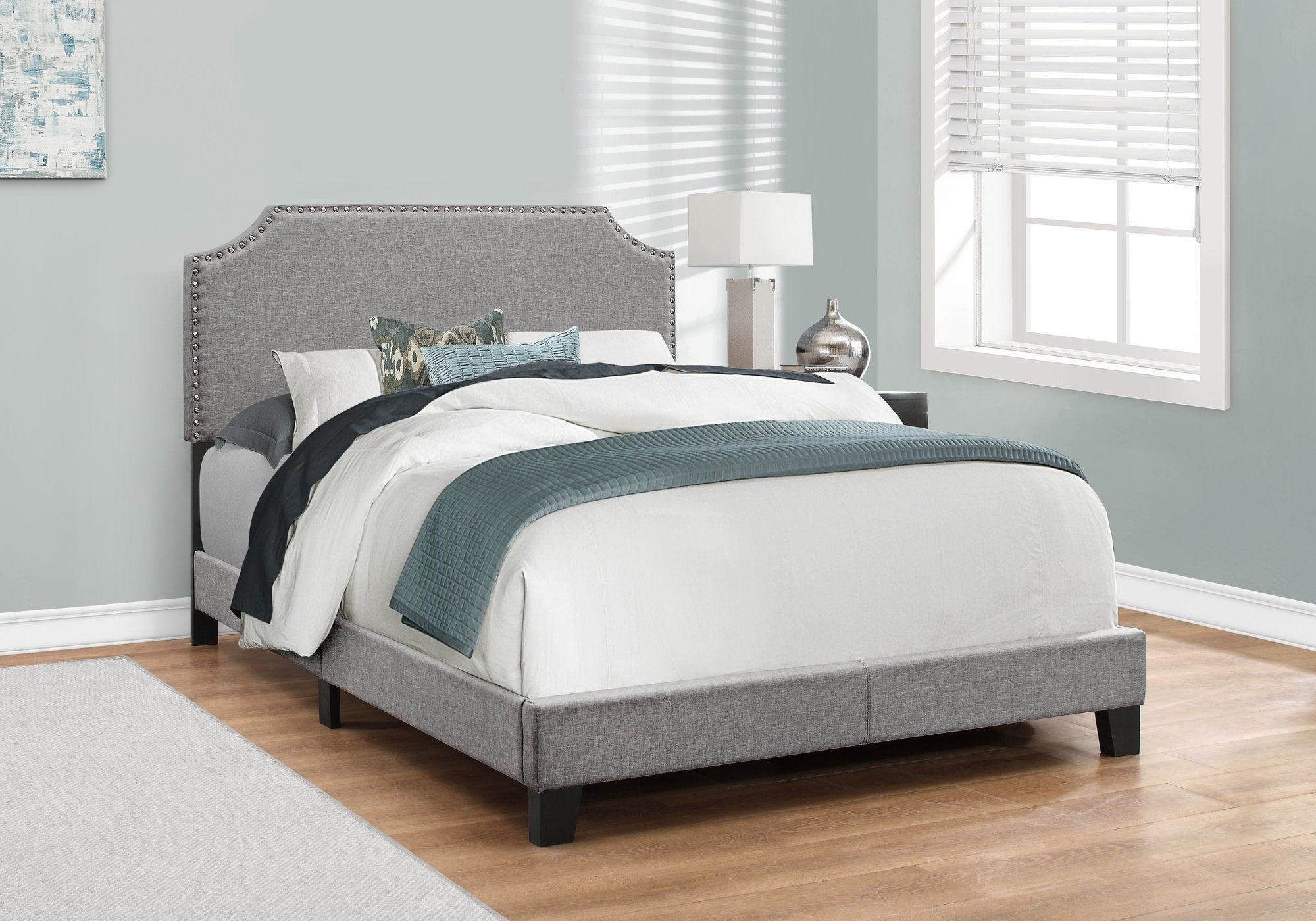 Monarch Specialties Bed Frames, Full, Grey