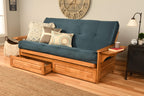 Kodiak Furniture Phoenix Futon, Suede Navy