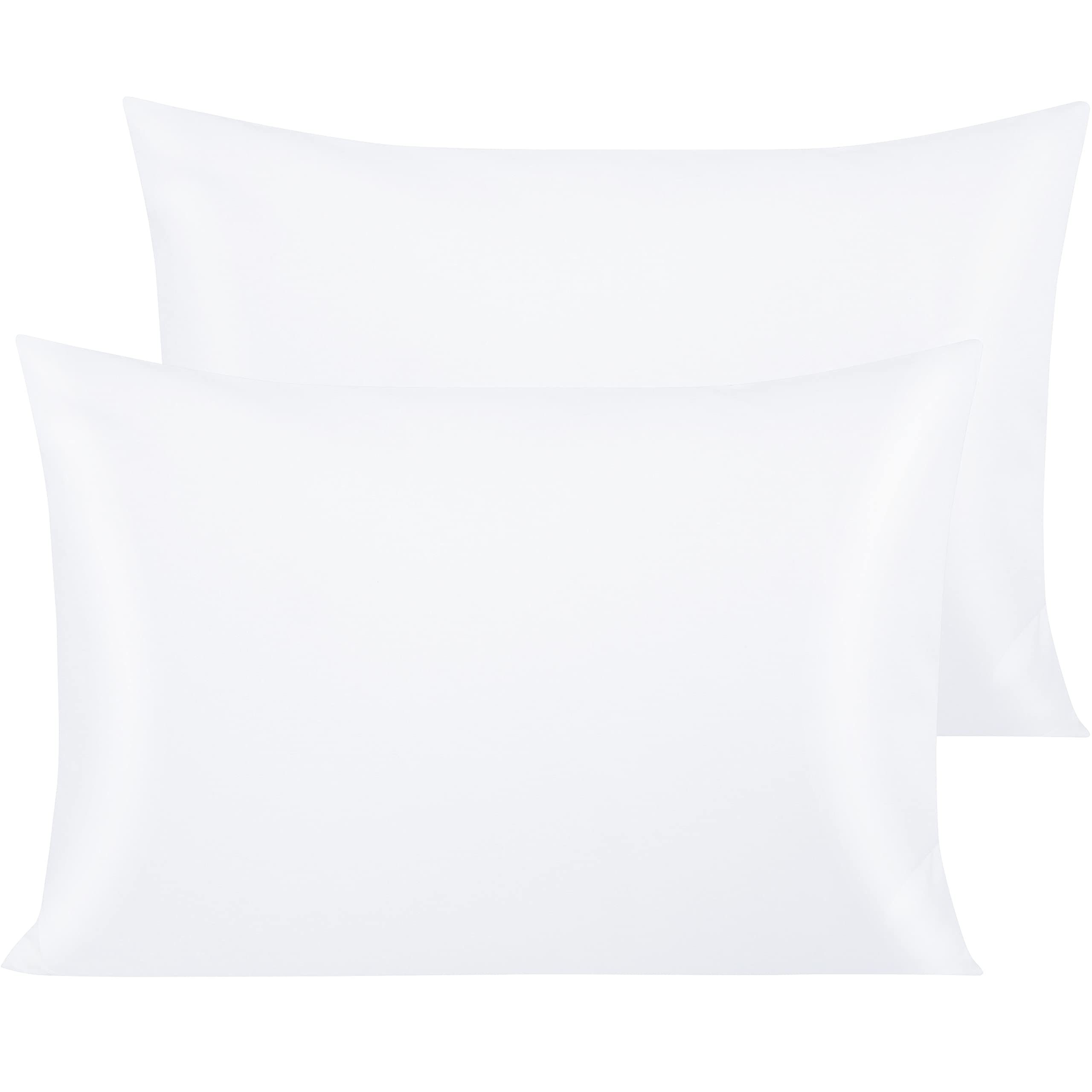 Ntbay Egyptian Cotton Queen Pillowcases - Set Of 2, 500 Thread Count Cotton Pillowcases - Soft And Breathable Envelope Closure P