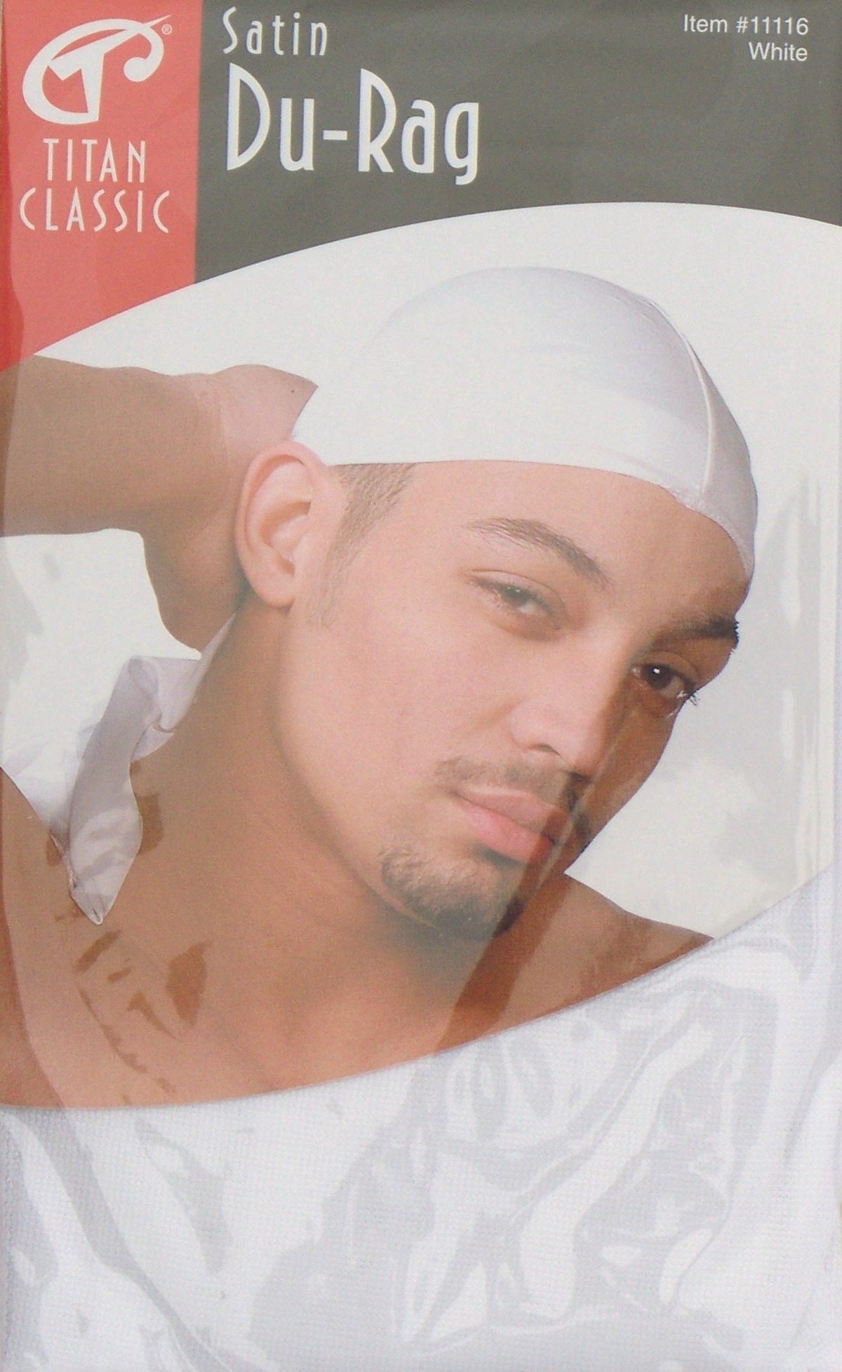 TITAN Classic Satin Du-Rag, 11116 (White)